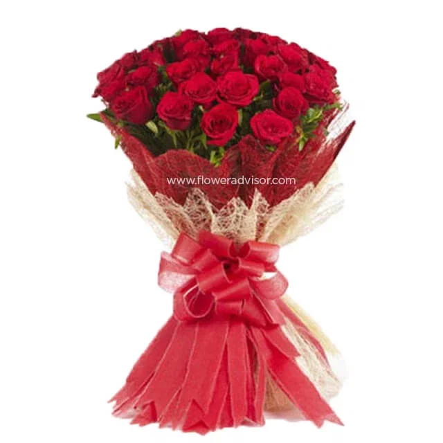 Fifty Shades of Red Roses