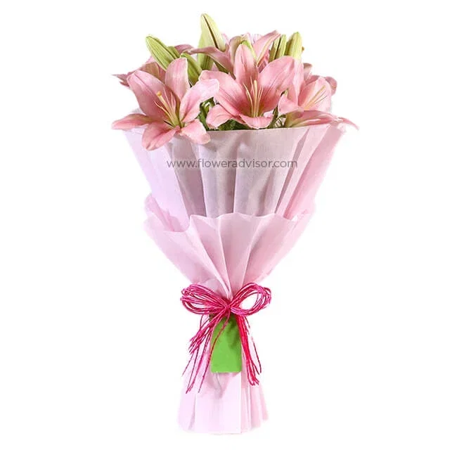 Pink Asiatic Lilies